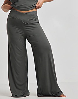 TALA Sculpting Lounge Wrap Waist Wide Leg Trouser 30''