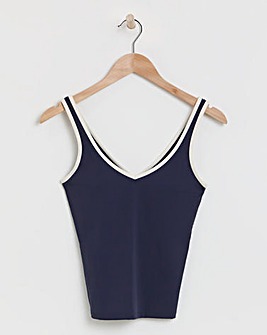 TALA DayFlex Built-In Support Plunge Neck Vest