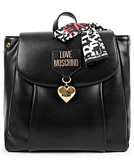 Love Moschino Heart Pendant Backpack