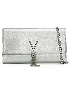 Valentino Bags Divina Pebbled Clutch Bag