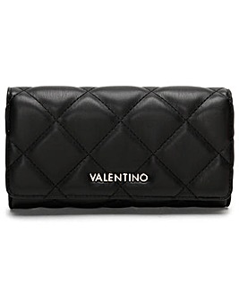 Valentino Bags Ocarina Quilted Flap-Over Wallet