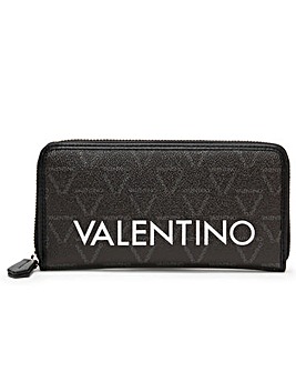 Valentino Bags Liuto Repeat Logo Zip Around Wallet