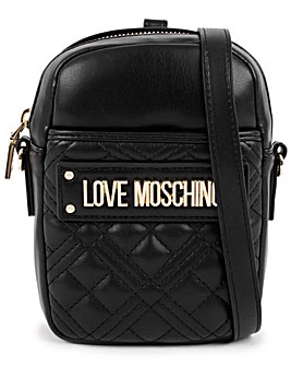 Love Moschino Diamond Quilted North South Cross-Body Bag