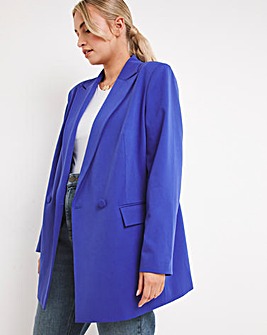 Cobalt Tailored Double Breasted Blazer