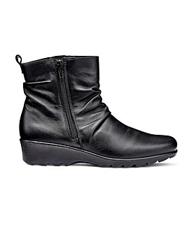 Hotter Milton Wide Fit Wedge Boot