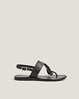 Monsoon Cali Tassel Leather Sandals