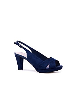 Paradox London Niara Wide E Fit Platform Sandals