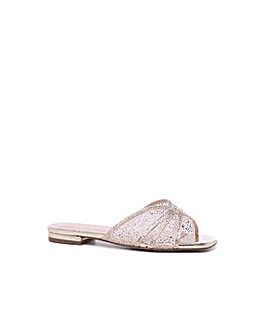 Paradox London Soleil Wide E Fit Flat Sandal