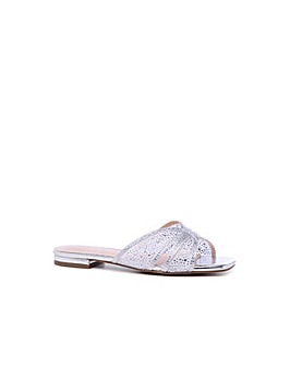 Paradox London Soleil Wide E Fit Flat Sandal