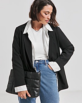 Black Single Breasted Blazer