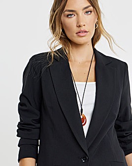 Black Single Breasted Blazer