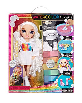 Rainbow High Watercolour & Create Fashion Doll with Purple Eyes