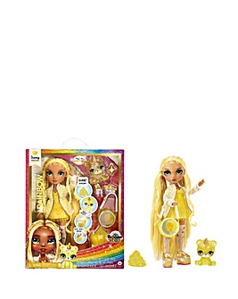 Rainbow High Sunny with Slime Kit & Pet -11in Shimmer Fashion Doll