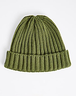 Khaki Fisherman Beanie Hat