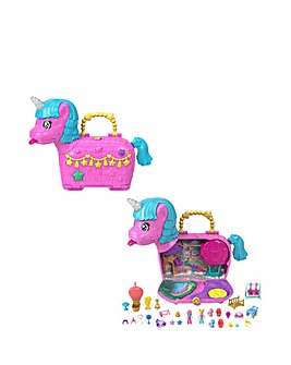 Polly Pocket Unicorn Partyland Compact Playset