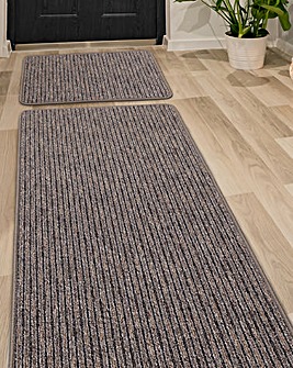 Stripe Utility Runner & Doormat Set