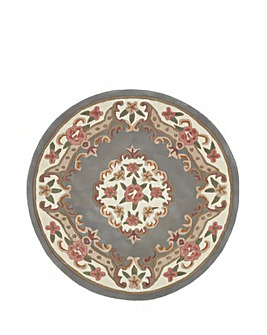 Shensi Hand-Tufted Circle Rug