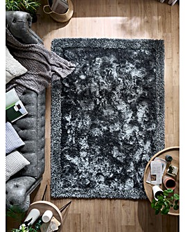 Shimmer Shaggy Border Rug