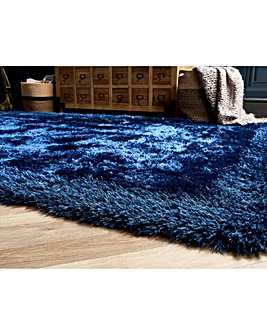 Shimmer Shaggy Border Rug