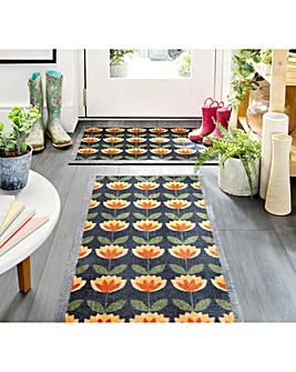My Mat Retro Floral Washable Doormat