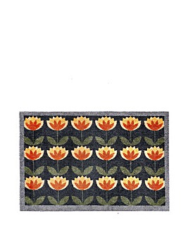 My Mat Retro Floral Washable Doormat