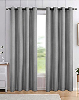 Athos Textured Blackout Eyelet Curtains