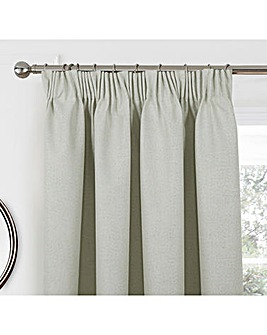 Athos Textured Blackout Pencil Pleat Curtains