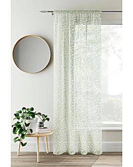 Willow Leaf Print Voile