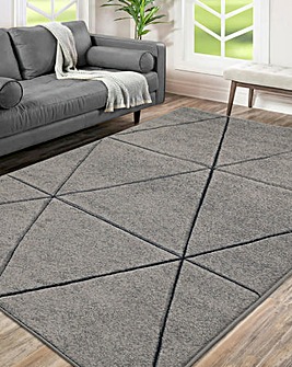 Sara Carved Triangle Rug