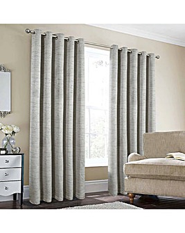 Rowan Jacquard Eyelet Curtains