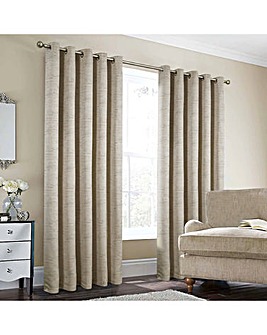 Rowan Jacquard Eyelet Curtains