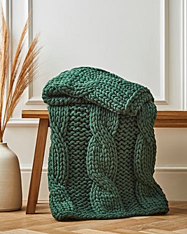 Chunky Knit Throw