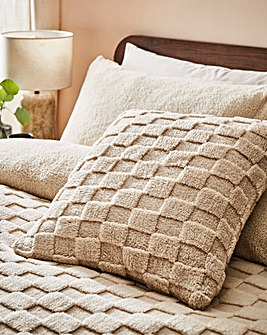 Gray & Osbourn Chequerboard Fleece Cushion