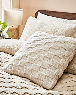 Gray & Osbourn Chequerboard Fleece Cushion