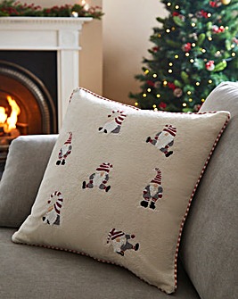 Tufted Santa Cushion