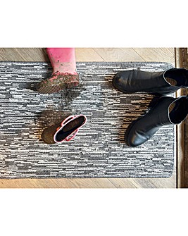 My Mat Broken Stripe Stain-Resistant Durable Doormat