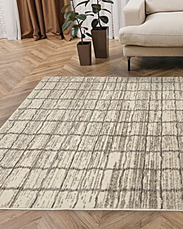 Cadiz Woven Checked Rug