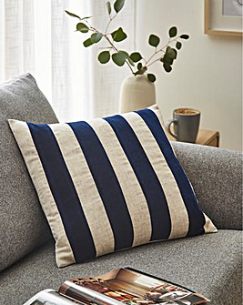 Flocked Stripe Cushion