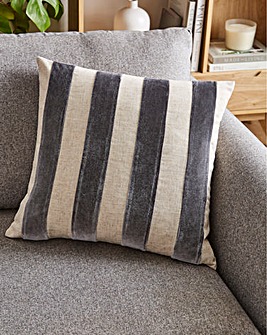 Flocked Stripe Cushion