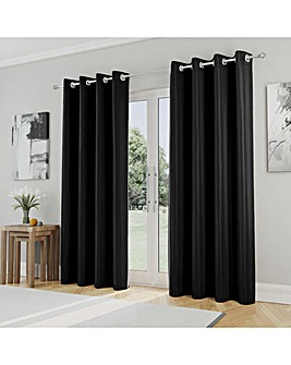 Supersoft Light Filtering Thermal Eyelet Curtains