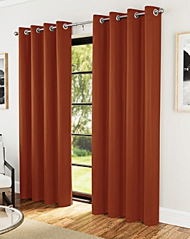 Supersoft Light Filtering Thermal Eyelet Curtains