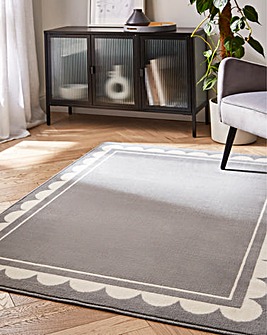 Maestro Scalloped Border Rug