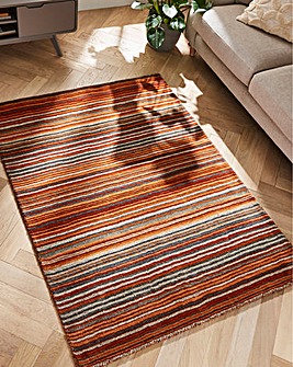 Connor Classic Striped Woollen Rug