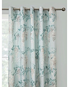 Wisteria Pair of Eyelet Curtains