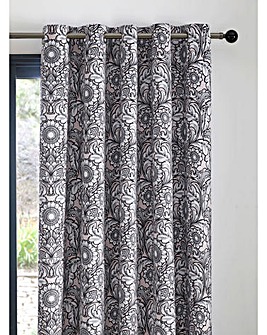 Laurence Llewelyn Bowen Romilly Velvet Eyelet Curtain