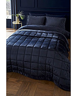 Catherine Lansfield Kingsley Matte Velvet Bedspread