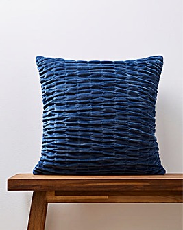 Velvet Seersucker Cushion