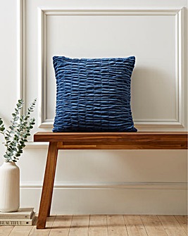 Velvet Seersucker Cushion