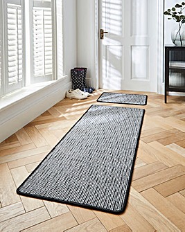 Stripe Washable Utility Runner & Doormat Set