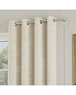 Royal Luxury Boucle Lined Eyelet Curtains